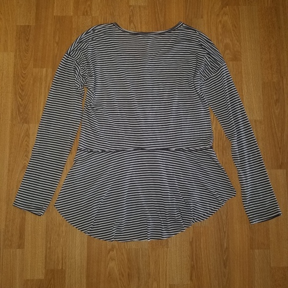 Splendid striped long sleeve top with buttons - Picture 6 of 6